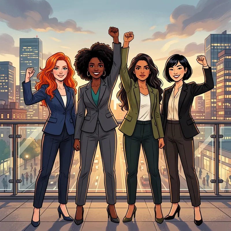 Empowering Women: Feminist Illustration and Unity Empowering Women: Feminist Illustration and Unity