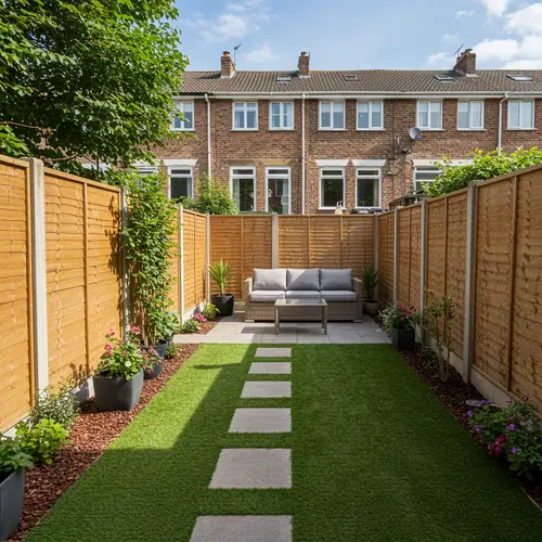 Small North-Facing Terraced Garden Design Ideas