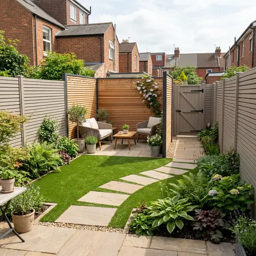 Small North-Facing Terraced Garden Design Ideas