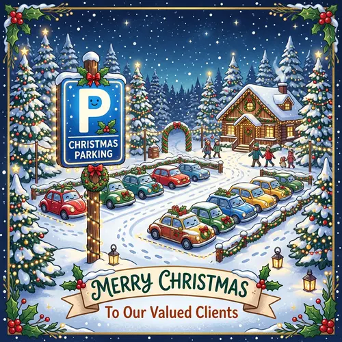 Festive Christmas Car Park Design for Clients