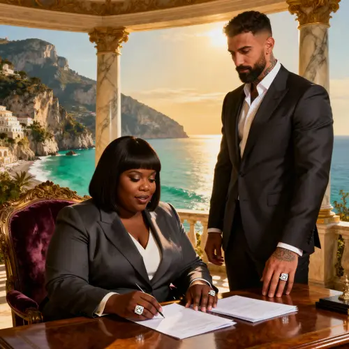 Plus-Size Elegance in an Italian Villa