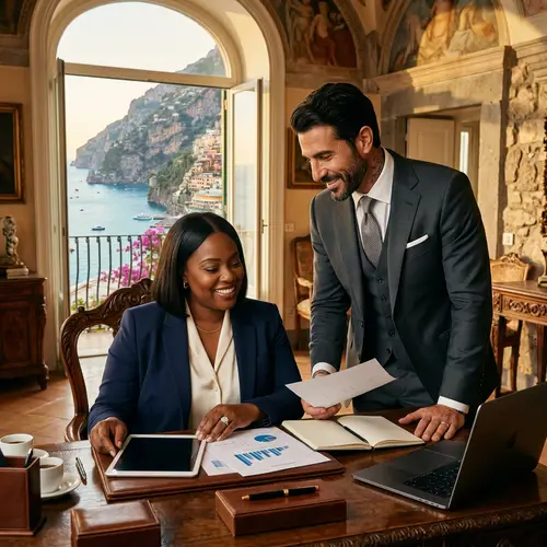 Plus-Size Elegance in an Italian Villa