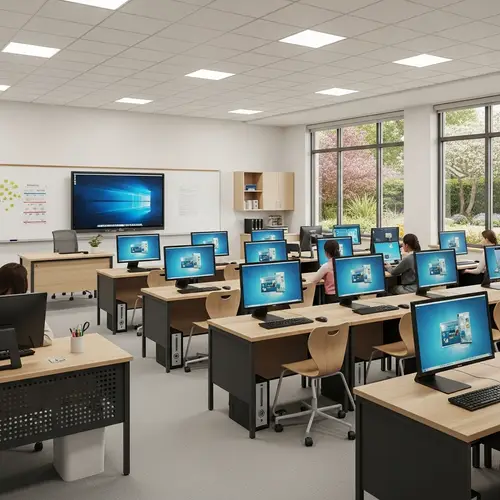 Ideal Computer Lab Layout for 30 Students
