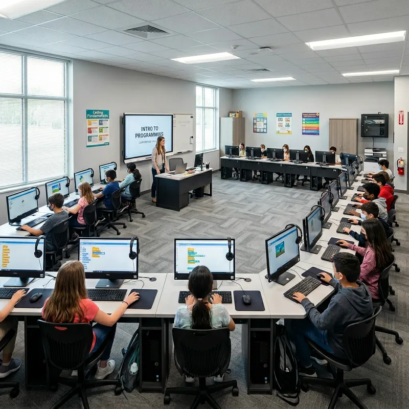 Ideal Computer Lab Layout for 30 Students