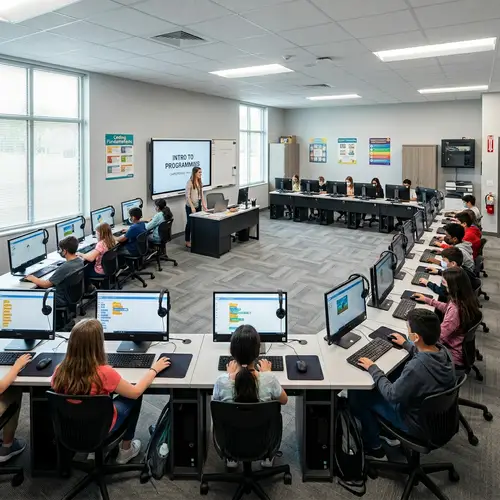 Ideal Computer Lab Layout for 30 Students