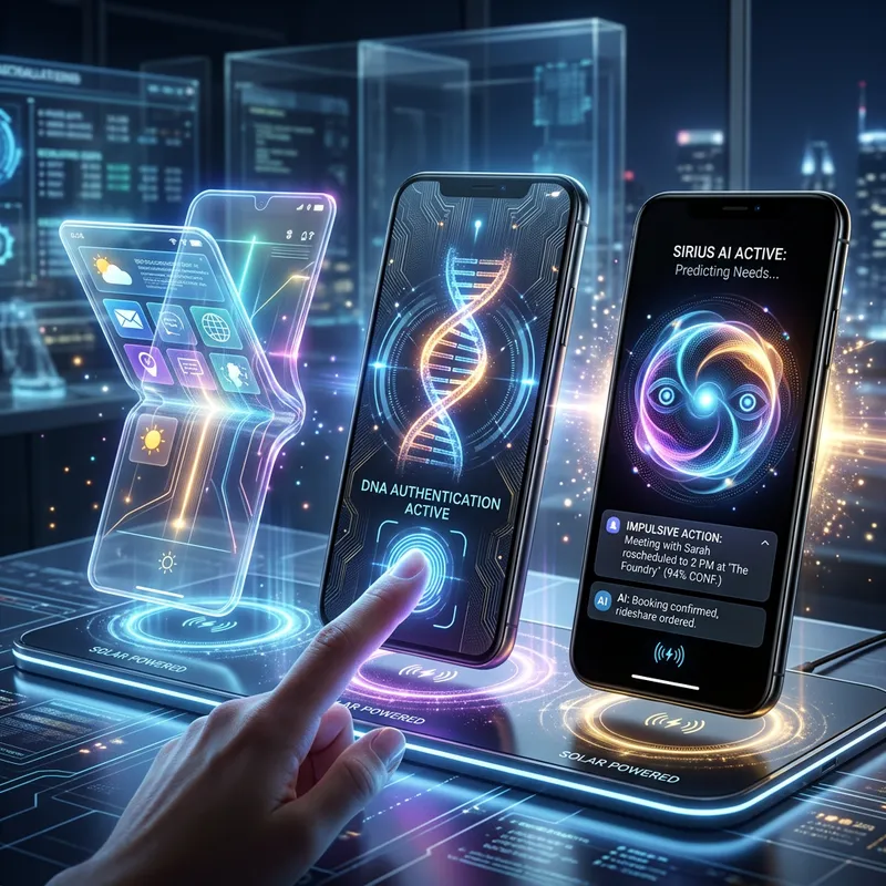 Revolutionary Futuristic Mobile Phones: Holographic Displays, AI Assistants & More