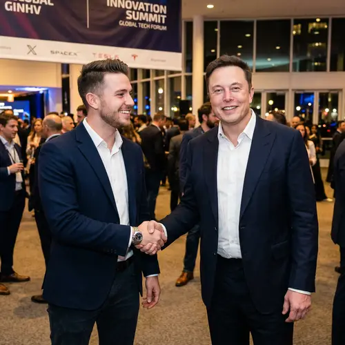 Shaking Hands with Elon Musk: A Memorable Moment