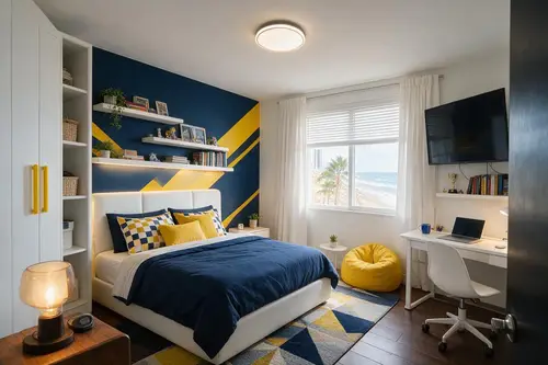 Vibrant Teen Bedroom Renovation Ideas