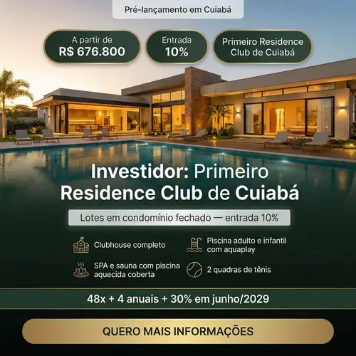 Luxury Real Estate: First Residence Club in Cuiabá