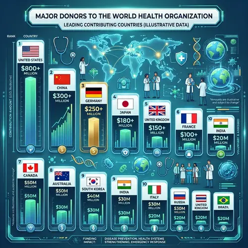 WHO Donors List by Country and Contribution Amount