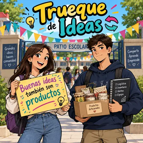 Trueque de Ideas: A Creative Comic Adventure