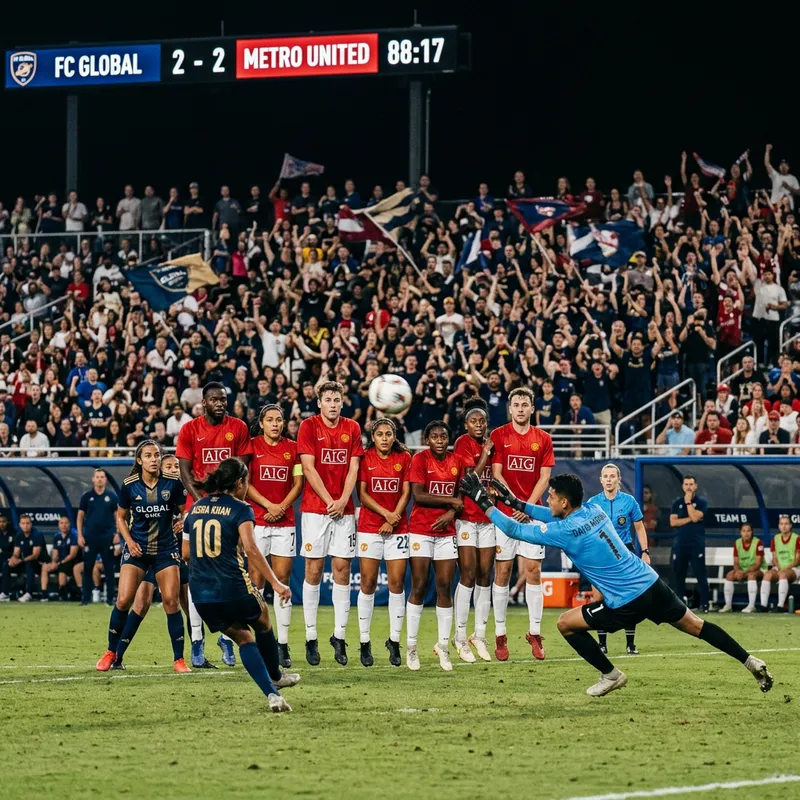 Exciting Soccer Match: Diverse Teams Face-Off in a 4:5 Ratio Exciting Soccer Match: Diverse Teams Face-Off in a 4:5 Ratio