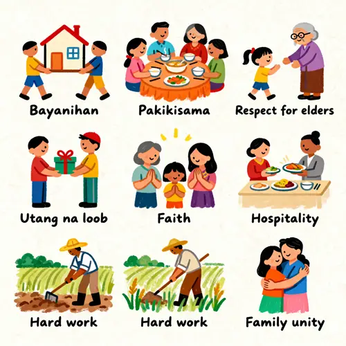 Doodle Art Celebrating Filipino Values