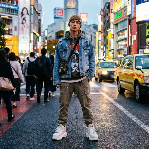 Urban Fashion Style | Fashion-Forward Individual City Pose