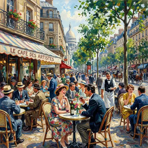 Masterful Impressionist Painting in 16k Resolution