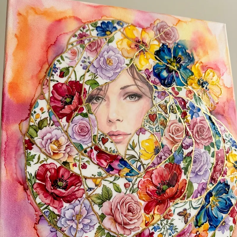Whimsical Floral Portraits Inspired by Milo Manara