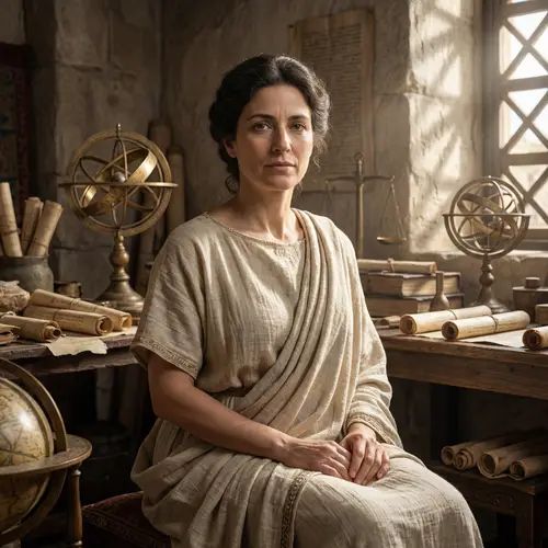 Hypatia of Alexandria: Historical Female Philosopher Portrait