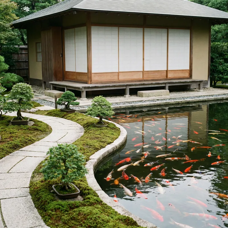 Zen Japanese Tea House in Japan | Minimalist and Serene