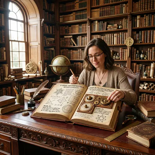 Mathematical Adventure: Riddles in an Ancient Library