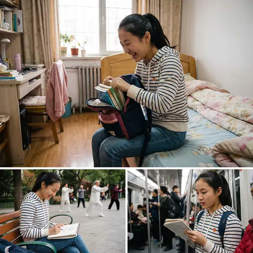 Authentic Depiction of a 16-Year-Old Chinese Girl | Daily Life Snapshot