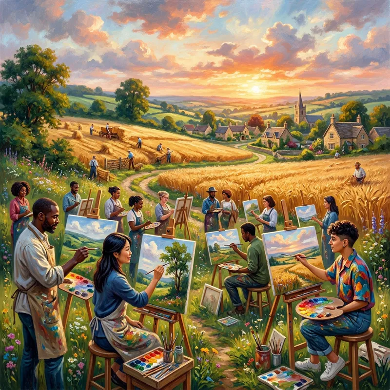 Colorful Harvest of Art: Creative Country Inspirations