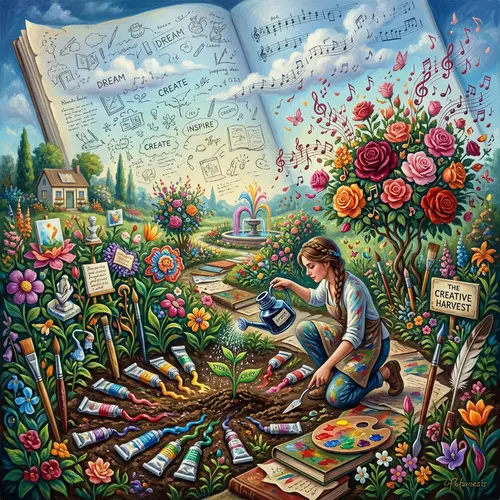 Planting Creative Ideas: A Blossoming Art Garden