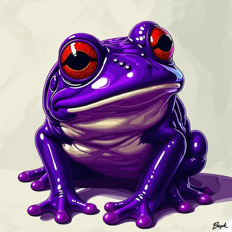 Brutal Purple Frog Pepe Brutal Purple Frog Pepe