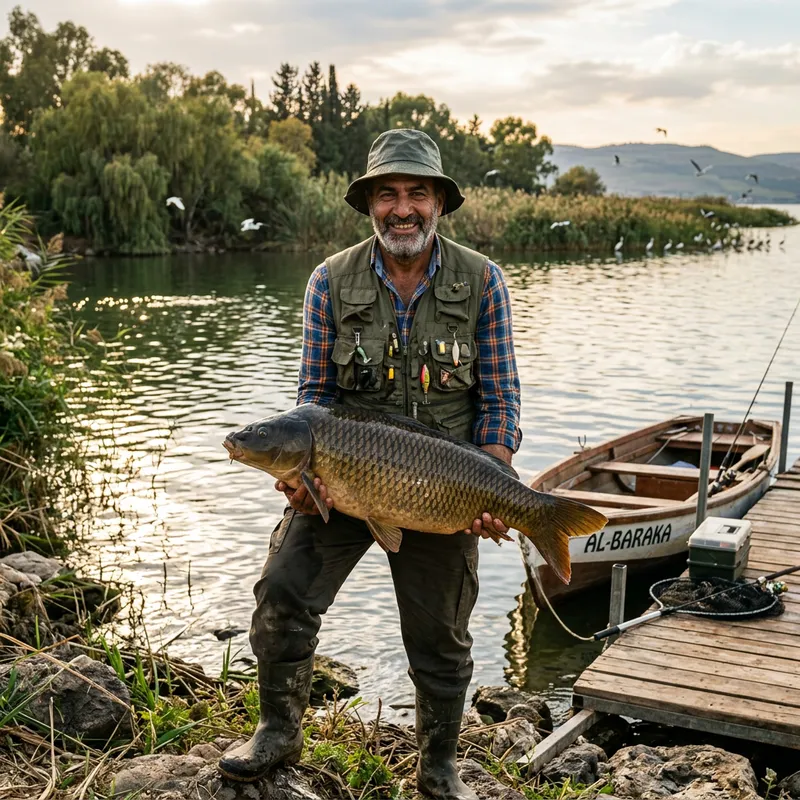 Fisherman Catches Big Fish