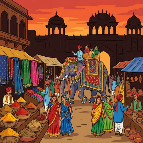 Vibrant Traditional Indian Culture Painting | Easy to Paint