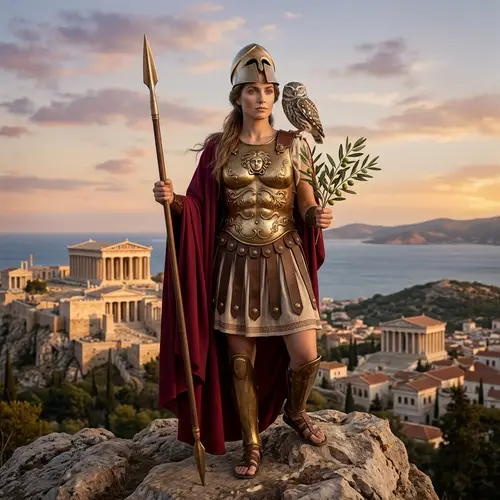 Athena, Goddess of Wisdom and Warfare: Strategy, Intellect, Courage