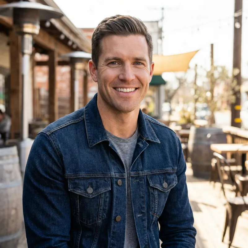 Chris Evans: Confident Handsome Man with Short Brown Hair