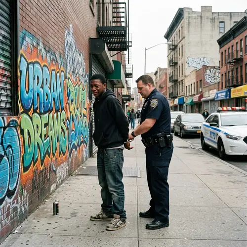 Black Teen Arrested by Police for Graffiti | Emotional Scene