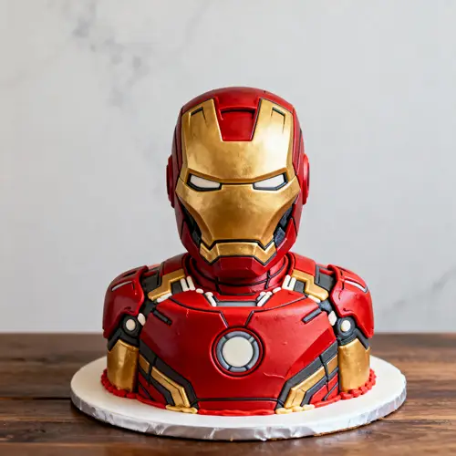 Best Edible Iron Man 2-Tier Cake – Unique Design