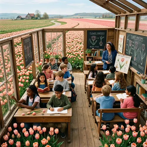 Classroom Inside the Tulips: A Creative Learning Space