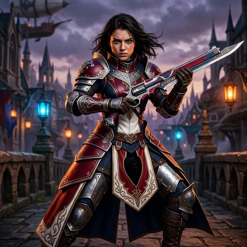 Intricate Fantasy Armor | Gunbreaker Class RPG Character