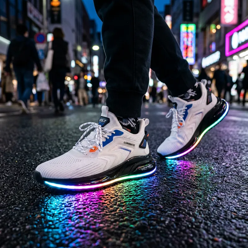 Trendy Light Up Shoes with LED Technology Trendy Light Up Shoes with LED Technology