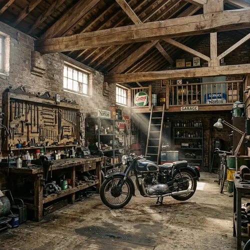 Vintage Loft Garage - Historical Charm and Nostalgia