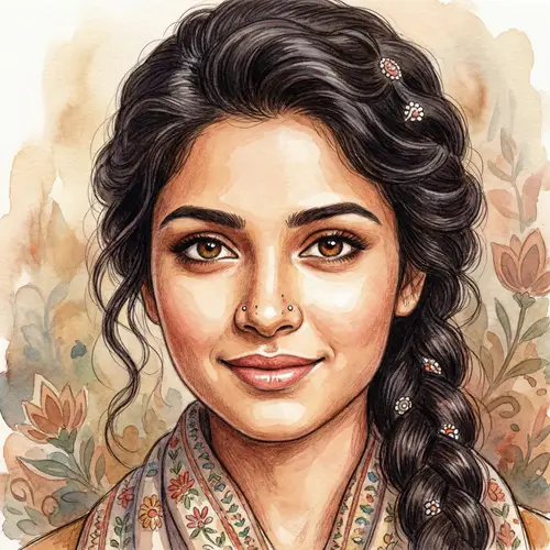 Beautiful 16-Year-Old South Asian Girl Portrait