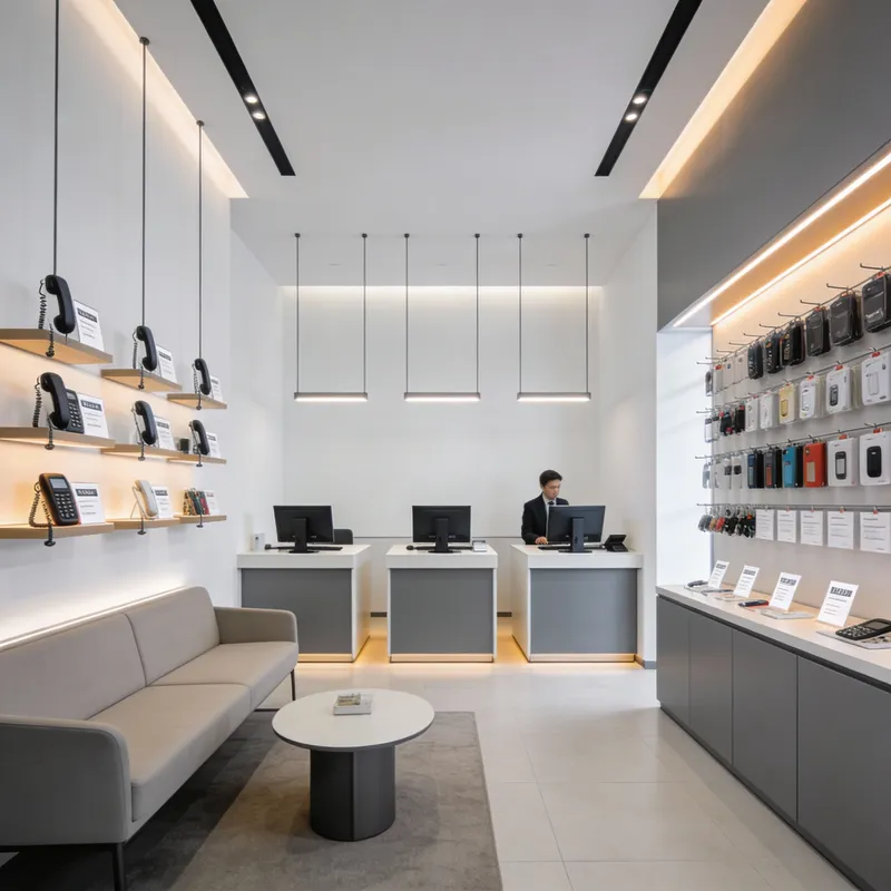 Innovative Teller Space Design with Reception Area