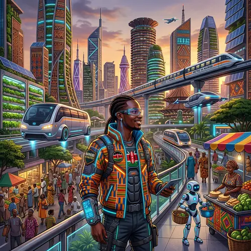 Afrofuturistic Youth in Nairobi: Blending Tradition with Future