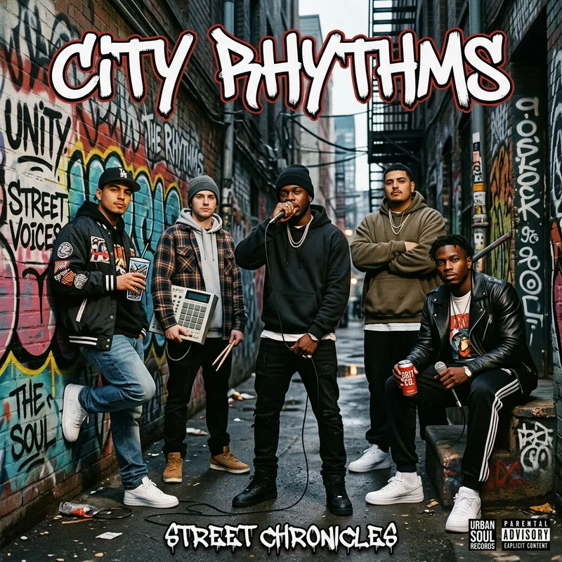 Urban Hip-Hop Album Cover Design