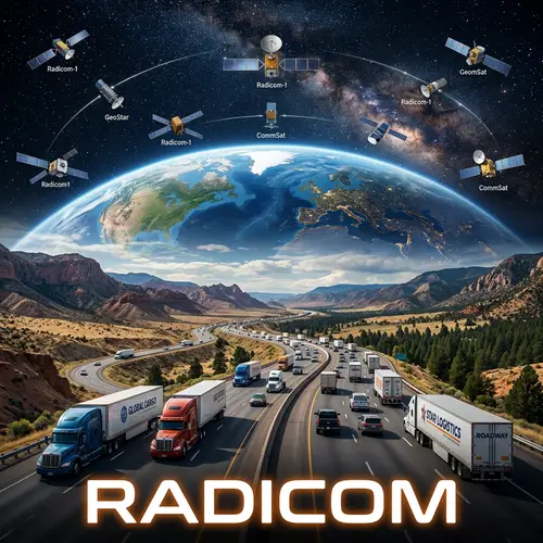 RADICOM: Satellites and Trucks in Motion