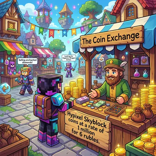 Buy Hypixel Skyblock Coins 1M for 6 Rubles
