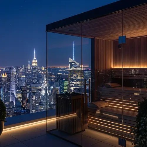 Rooftop Sauna Escape in New York City