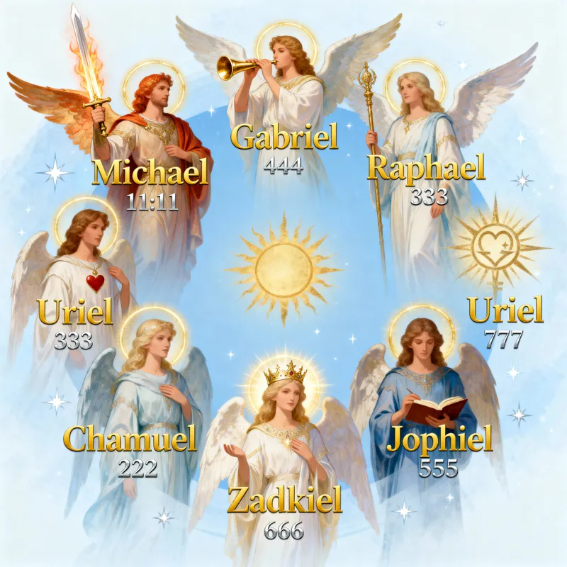 Archangels Names and Numbers | Discover Their Significance