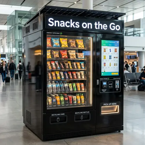 Futuristic Vending Machine | Snacks on the Go