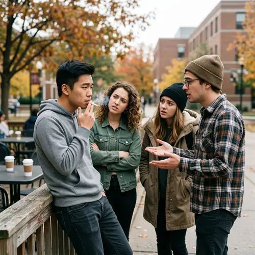 An's Relapse: Returning to Smoking & Friends' Concerns