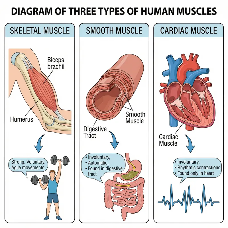 Human Muscles: Skeletal, Smooth, Cardiac Human Muscles: Skeletal, Smooth, Cardiac