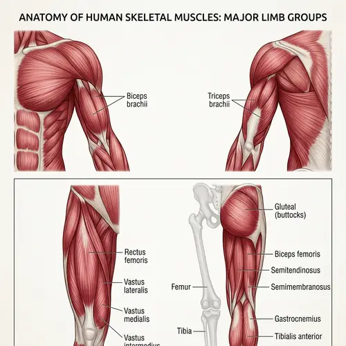 Human Skeletal Muscles: Major Muscle Groups in Detail
