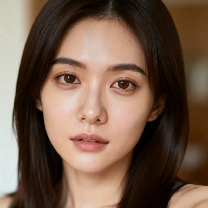 Realistic Selfie of 28-Year-Old Girl